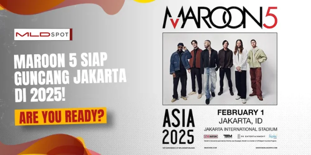 Maroon 5 ke Jakarta Februari 2025, Bakal Bawain Lagu Ini Gak Ya?